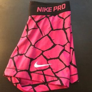 Pink Nike Pro shorts!